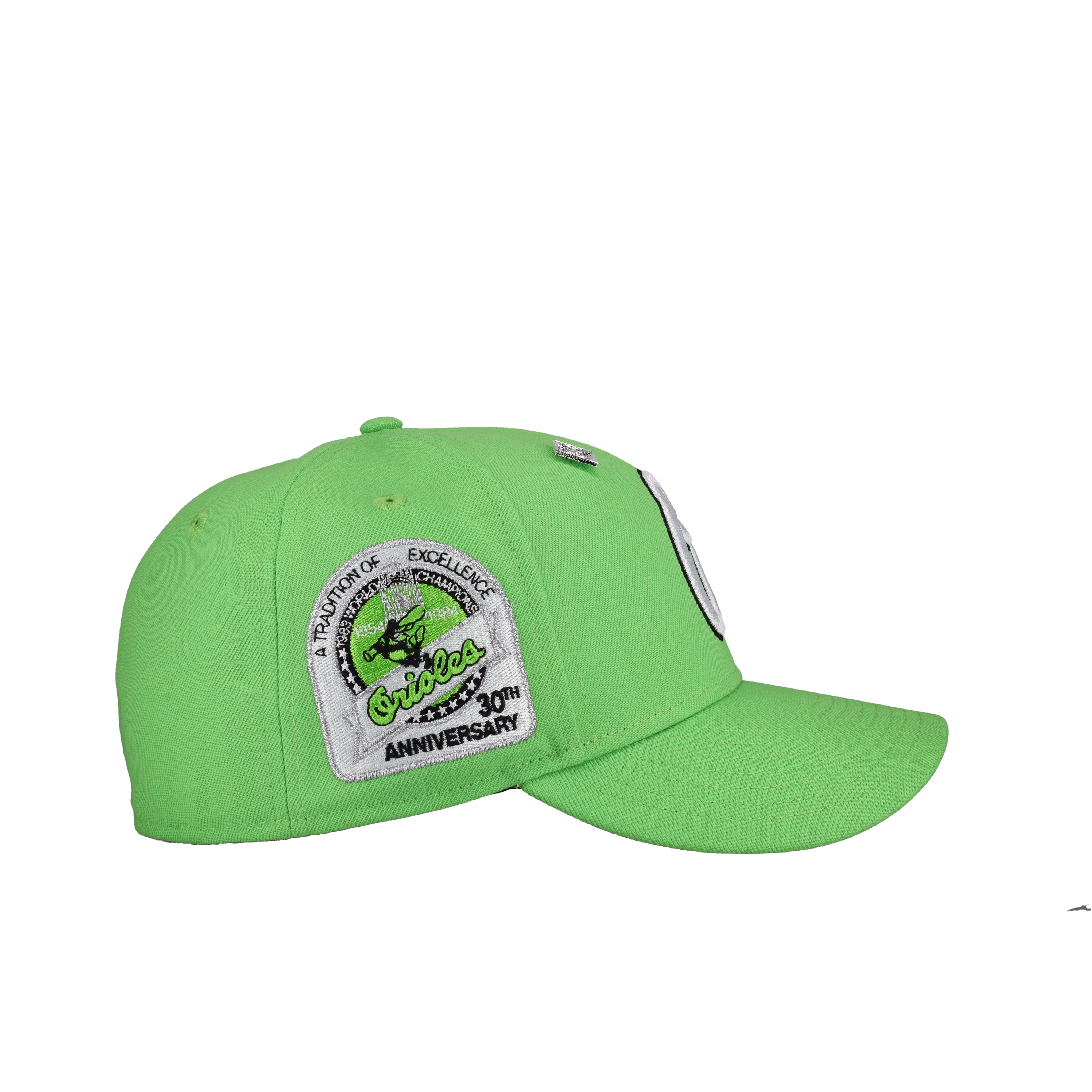 Baltimore Orioles 30th Anniversary Lime Green 59Fifty Fitted Hat