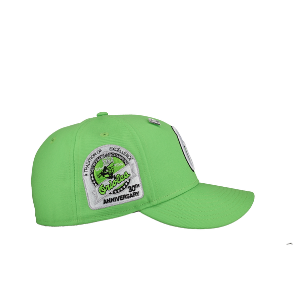 Baltimore Orioles 30th Anniversary Lime Green 59Fifty Fitted Hat