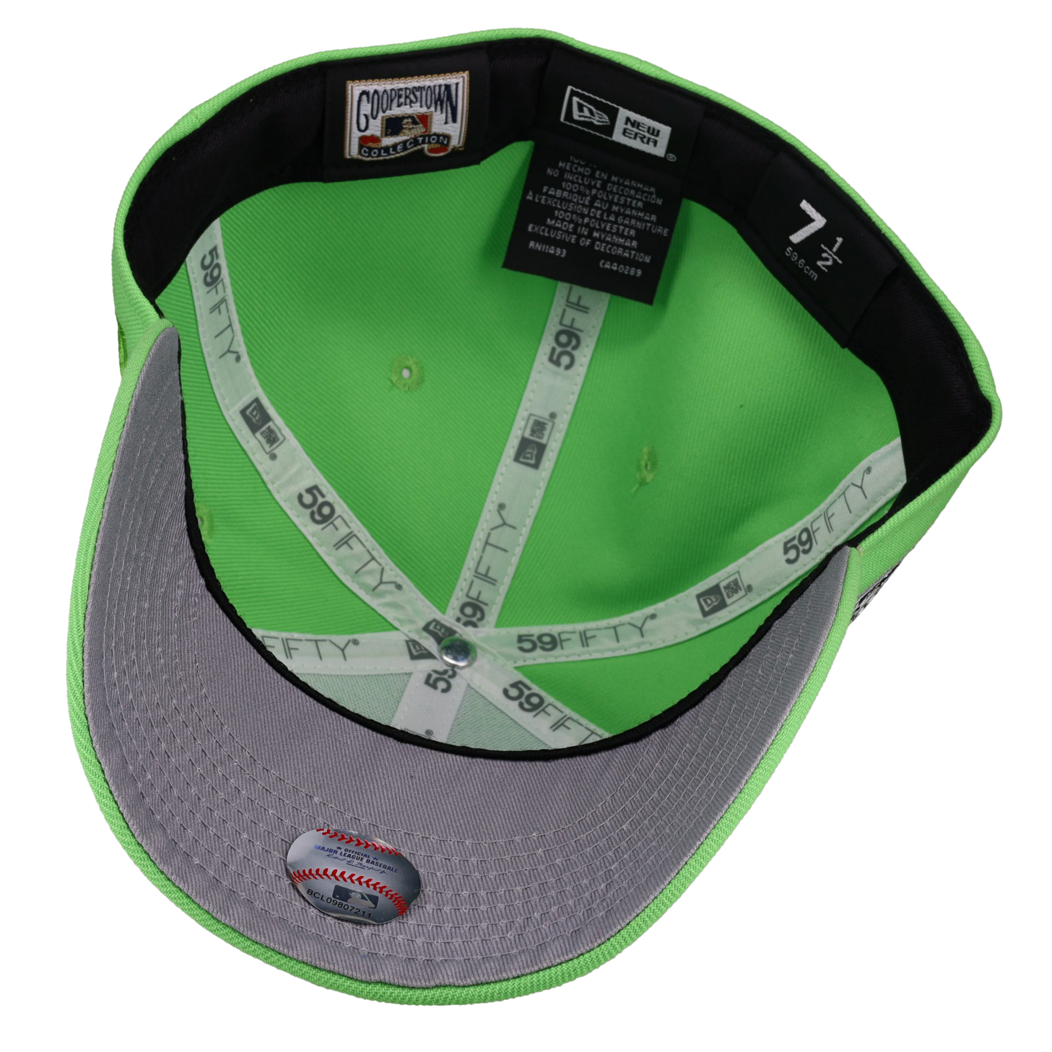 Baltimore Orioles 30th Anniversary Lime Green 59Fifty Fitted Hat