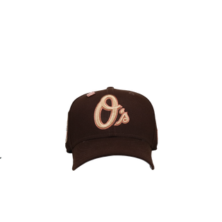 Baltimore Orioles 30th Anniversary Walnut Copper Metallic 59Fifty Fitted Hat
