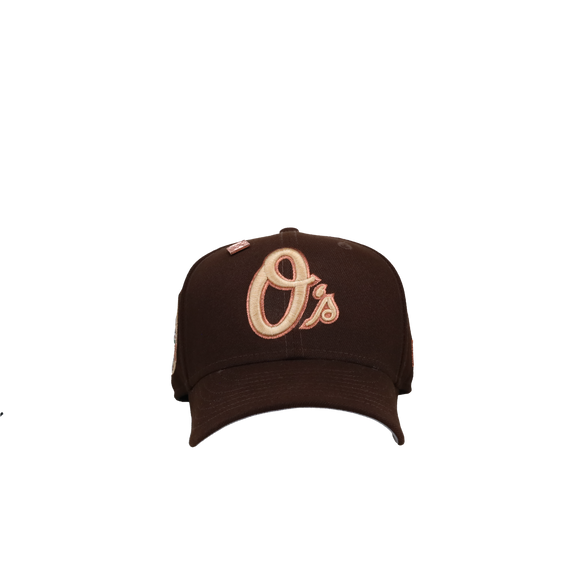Baltimore Orioles 30th Anniversary Walnut Copper Metallic 59Fifty Fitted Hat