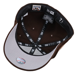 Baltimore Orioles 30th Anniversary Walnut Copper Metallic 59Fifty Fitted Hat