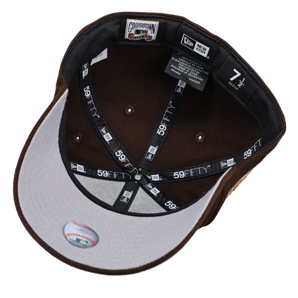 Baltimore Orioles 30th Anniversary Walnut Copper Metallic 59Fifty Fitted Hat