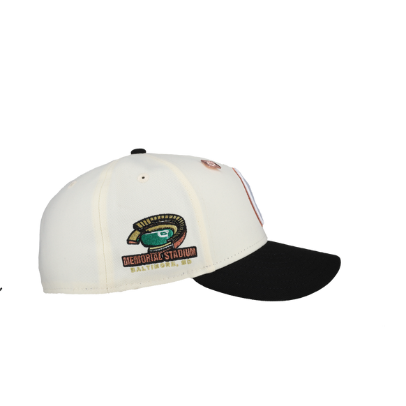 Baltimore Orioles Chrome Memorial Stadium 59Fifty Fitted Hat