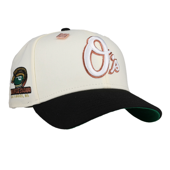 Baltimore Orioles Chrome Memorial Stadium 59Fifty Fitted Hat