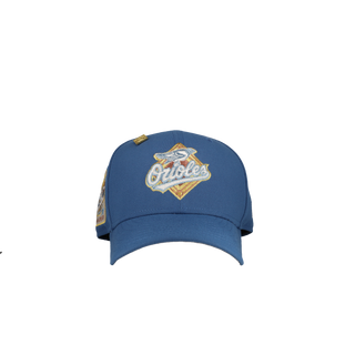 Baltimore Orioles 30th Anniversary Metallic Indigo Blue 59Fifty Fitted Hat