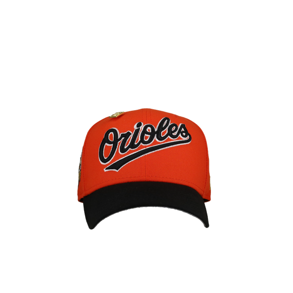 Baltimore Orioles 30th Anniversary Orange Script 59Fifty Fitted Hat