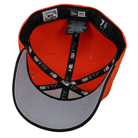 Baltimore Orioles 30th Anniversary Orange Script 59Fifty Fitted Hat