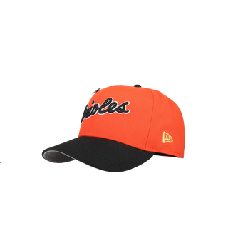 Baltimore Orioles 30th Anniversary Metallic Orange/Black 59Fifty Fitted Hat