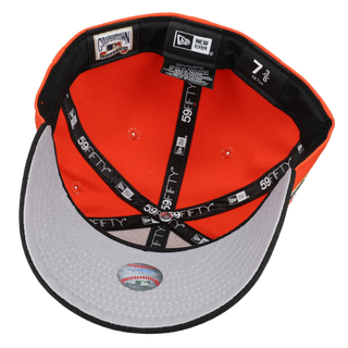 Baltimore Orioles 30th Anniversary Metallic Orange/Black 59Fifty Fitted Hat
