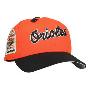 Baltimore Orioles 30th Anniversary Metallic Orange/Black 59Fifty Fitted Hat