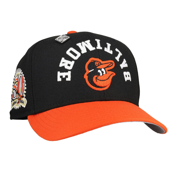 Baltimore Orioles 50th Anniversary Upside Down Chainstitch 59Fifty Fitted Hat