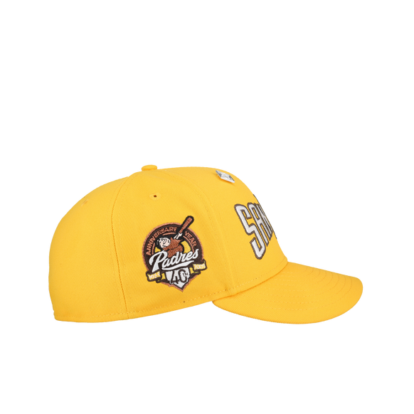 San Diego Padres 40th Anniversary Yellow 59Fifty Fitted Hat