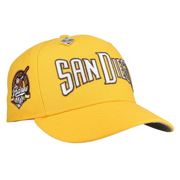 San Diego Padres 40th Anniversary Yellow 59Fifty Fitted Hat