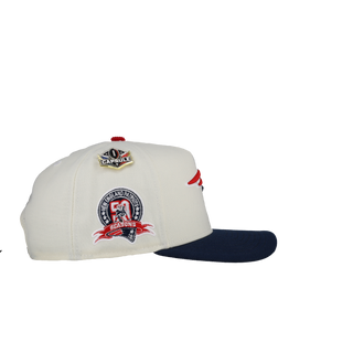 New England Patriots Chrome New Era 9Fifty A Frame Snapback Hat