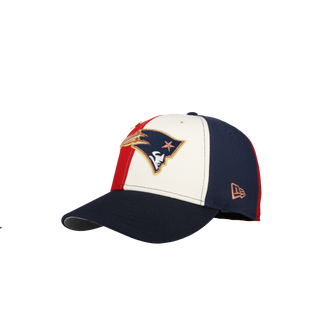New England Patriots 250th Red/White/Blue Split Panel 59Fifty Fitted Hat