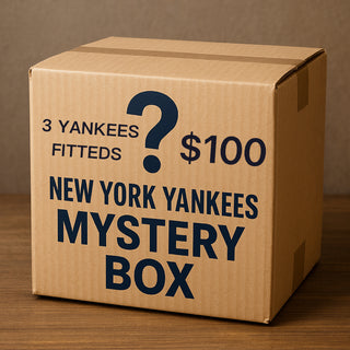 New York Yankees 59Fifty Fitted Hats MYSTERY BOX (3 Hats+Free Shipping+5 Free Pins)