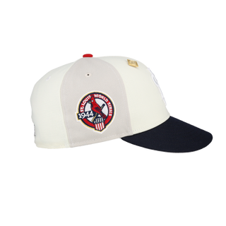 St. Louis Cardinals Chrome Stone Pinwheel Collection 1944 World Series Fitted Hat