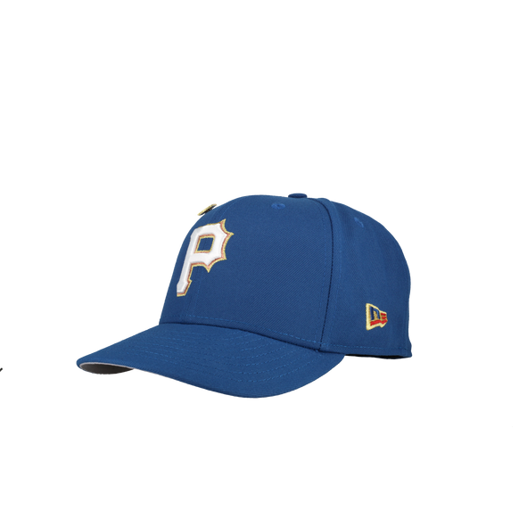 Pittsburgh Pirates Roberto Clemente Blue Gold Metallic 59Fifty Fitted Hat
