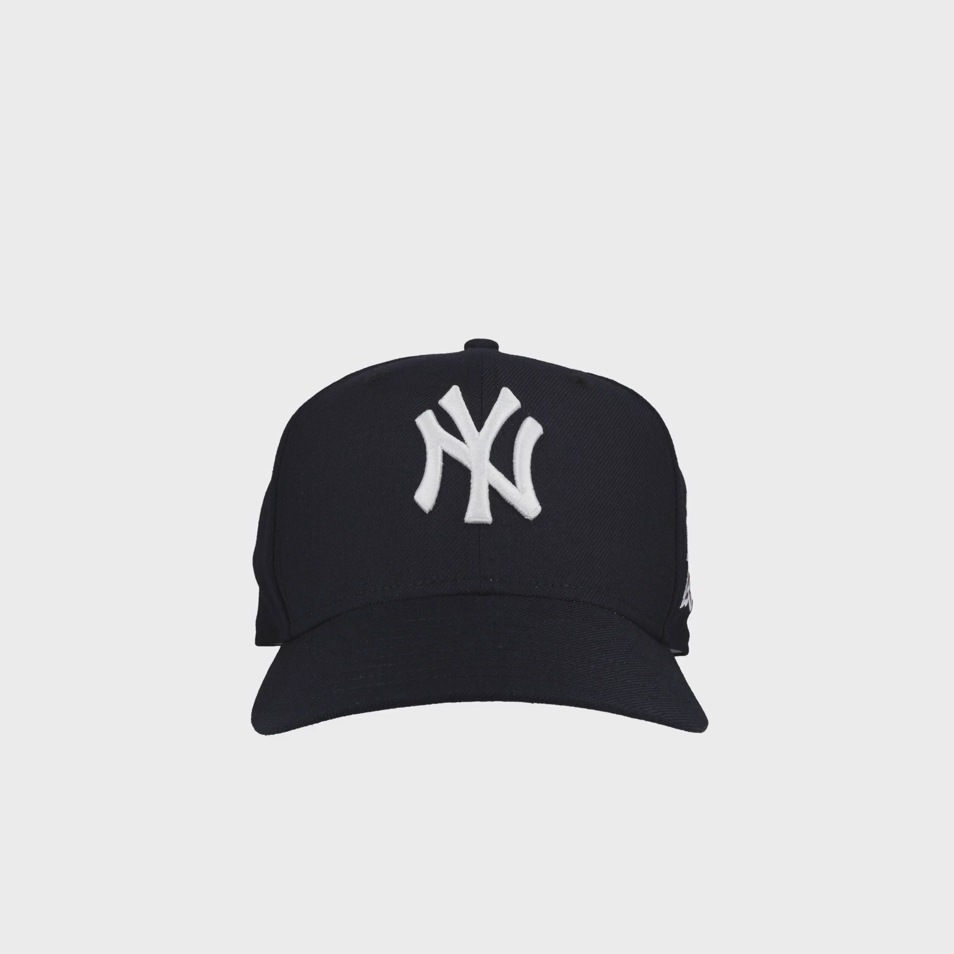 New York Yankees 1999 World Series Navy Cooperstown Collection 59Fifty Fitted Hat (Grey Brim)