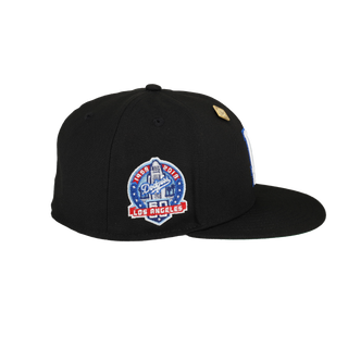 Los Angeles Dodgers 60th Anniversary Patch Metallic Stitch Collection Fitted Hat