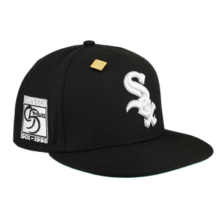 Chicago White Sox 95th Anniversary Patch Metallic Stitch Collection Fitted Hat