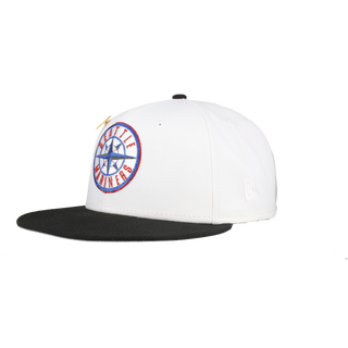 Seattle Mariners Pure White 40th Anniversary Patch 59Ffity Fitted Hat