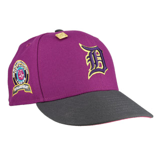 Detroit Tigers Purple 50th Anniversary Side Patch 59Fifty Fitted Hat