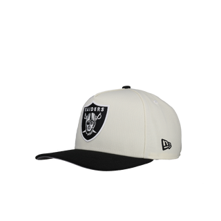 Las Vegas Raiders Chrome New Era 9Fifty A Frame Snapback Hat
