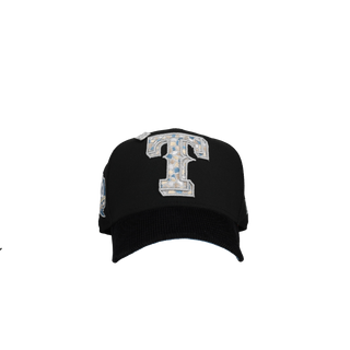 Texas Rangers 40th Anniversary Mosaic Metallic Icey 59Fifty Fitted Hat