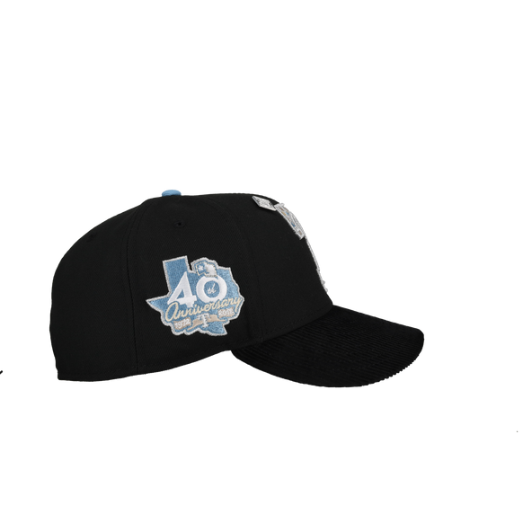 Texas Rangers 40th Anniversary Mosaic Metallic Icey 59Fifty Fitted Hat