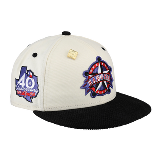 Texas Rangers (Cord Visor) 2023 Chrome Collection 40th Anniversary 59Fifty Fitted Hat