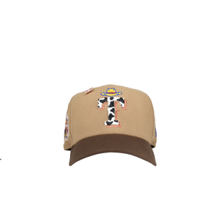 Texas Rangers 1995 All Star Game Tan Cow Print 59Fifty Fitted Hat