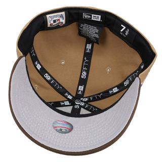 Texas Rangers 1995 All Star Game Tan Cow Print 59Fifty Fitted Hat