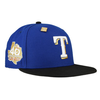 Texas Rangers 40th Anniversary Patch 59Fifty Fitted Hat