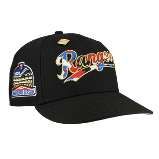 Texas Rangers Black 2020 Inaugural Season Patch 59Fifty Fitted Hat