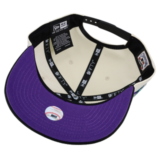 Tampa Bay Rays Off White/Black 1998 9Fifty A Frame Snapback Hat