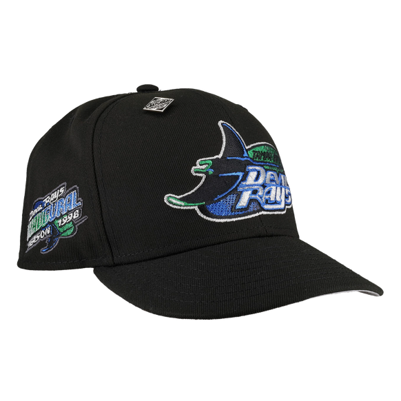 Tampa Bay Rays 1998 Inaugural Season Patch 59Fifty Fitted Hat (RESTOCK)
