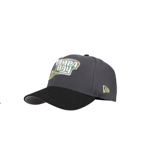 Tampa Bay Rays 10th Season Metallic Graphite 59Fifty Fitted Hat