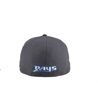 Tampa Bay Rays 10th Season Metallic Graphite 59Fifty Fitted Hat