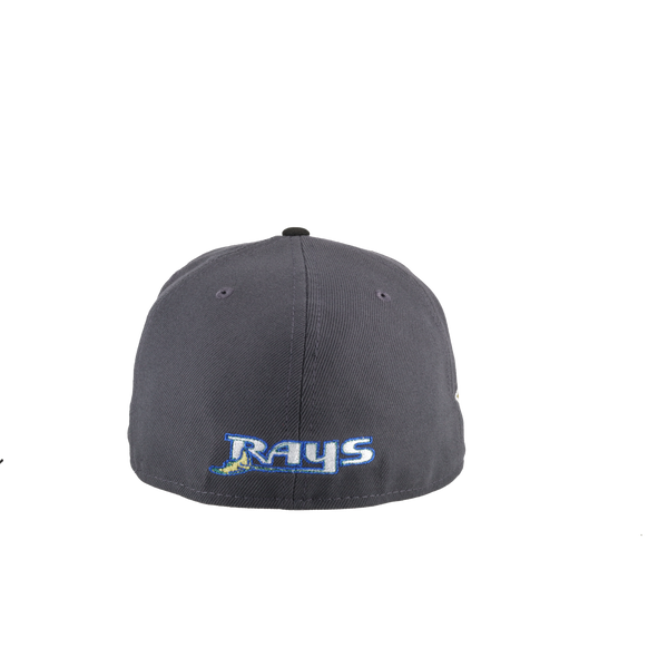 Tampa Bay Rays 10th Season Metallic Graphite 59Fifty Fitted Hat