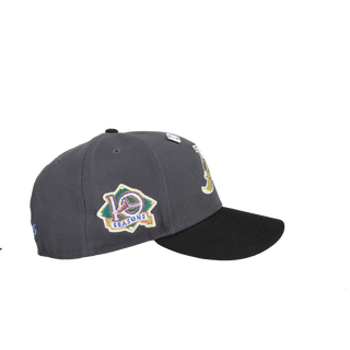 Tampa Bay Rays 10th Season Metallic Graphite 59Fifty Fitted Hat
