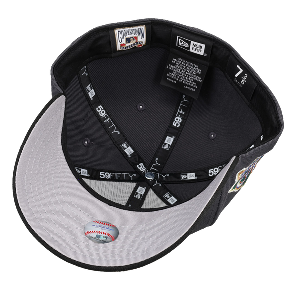 Tampa Bay Rays 10th Season Metallic Graphite 59Fifty Fitted Hat