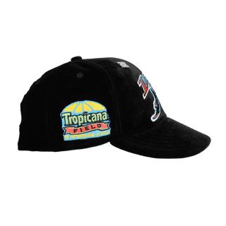 Tampa Bay Rays Velvet Tropicana Field Patch 59Fifty Fitted Hat