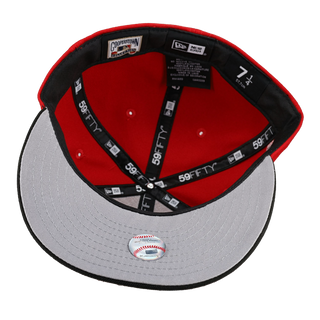 Atlanta Braves Red 30th Season Patch 59Fifty Fitted Hat