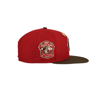 Cincinnati Reds Inaugural Season Patch Red 59Fifty Fitted Hat