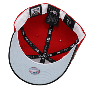 Cincinnati Reds 1970 All Star Game Red Cow Print 59Fifty Fitted Hat