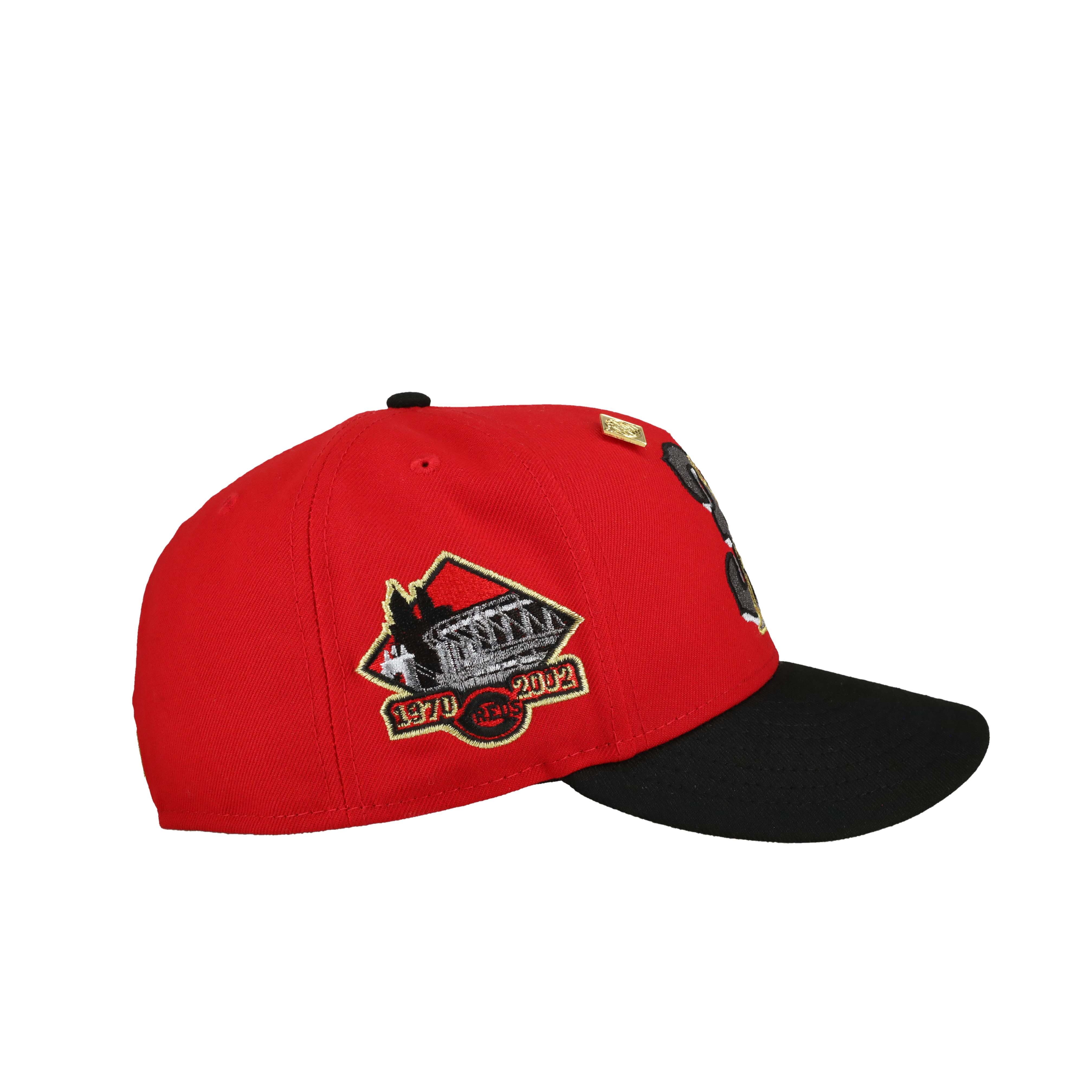 Cincinnati Reds Ken Griffey 30 Red/Black 59Fifty Fitted Hat