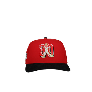 Cincinnati Reds Ken Griffey 30 Red/Black Corduroy 9Fifty A Frame Snapback Hat