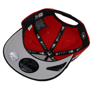 Cincinnati Reds Ken Griffey 30 Red/Black Corduroy 9Fifty A Frame Snapback Hat